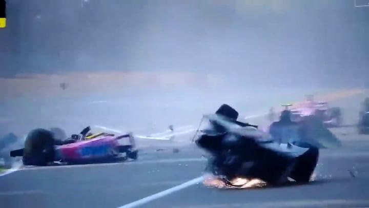 El terrible accidente de Hubert. Fuente: Youtube