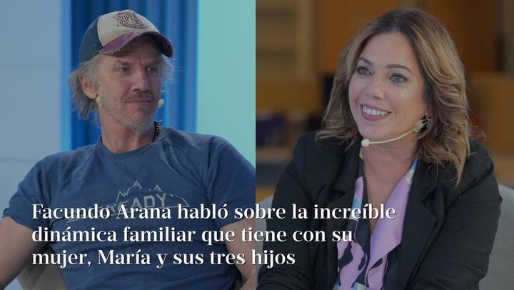 Facundo Arana habló sobre la increíble dinámica familiar que tiene con su mujer, María y sus tres hijos