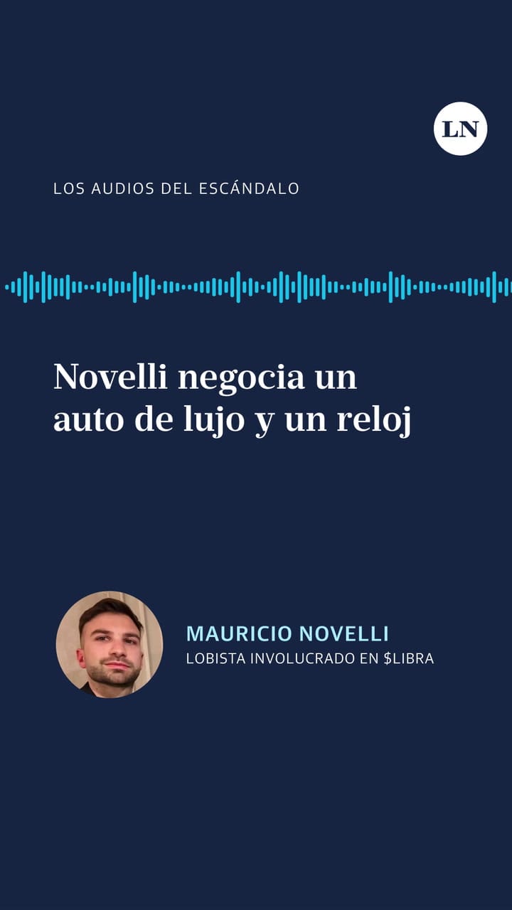 Mauricio Novelli negocia un auto de lujo y un Rolex