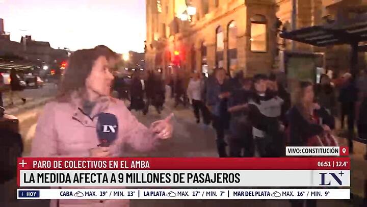 Las quejas de los usuarios ante la medida de fuerza