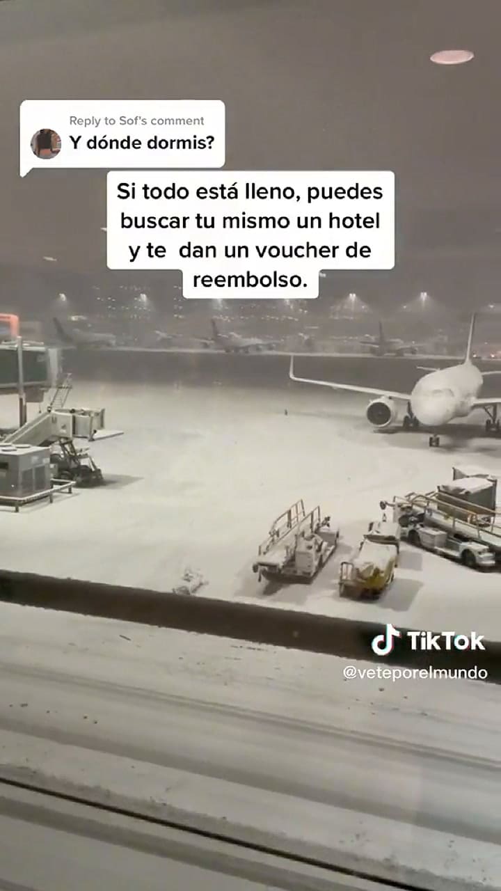 Mostró donde durmió