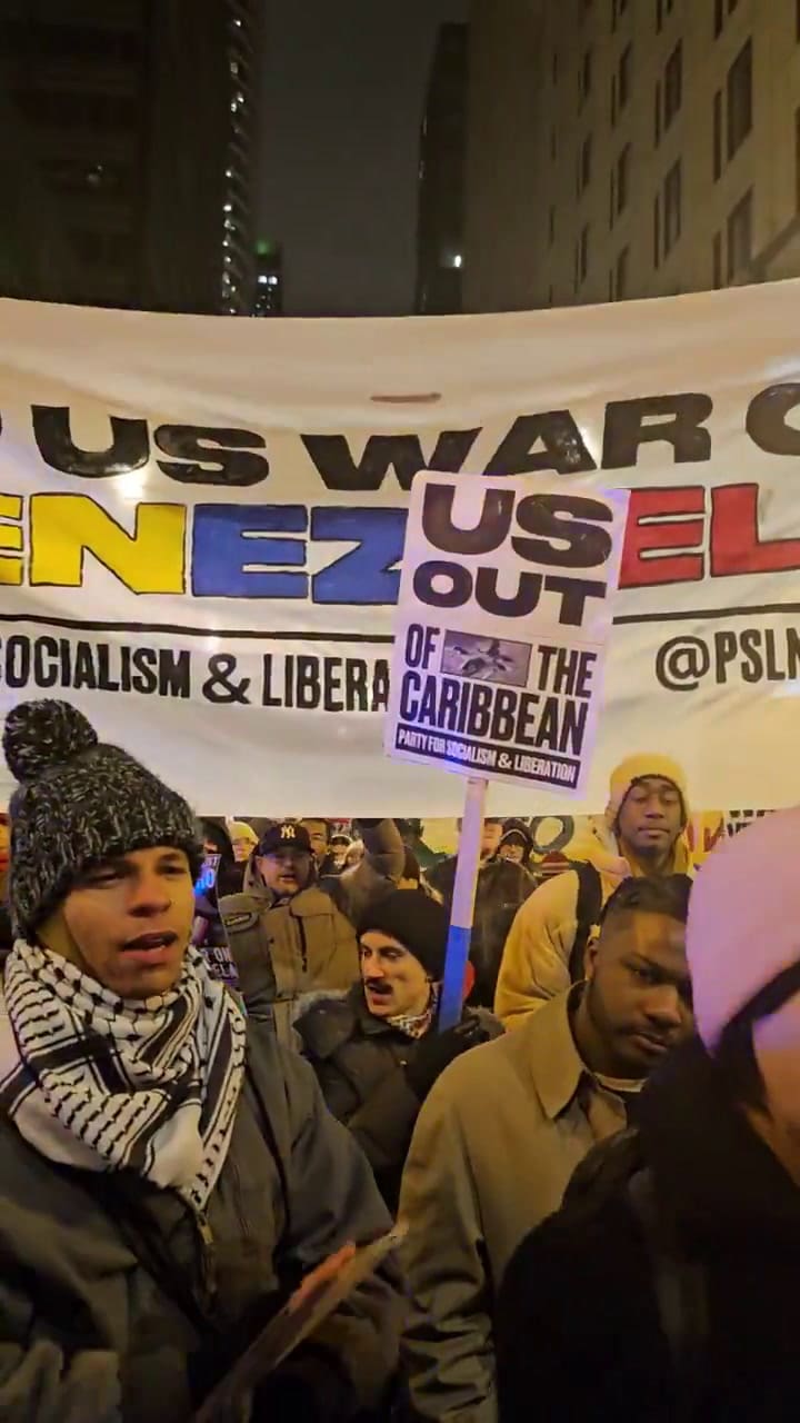 Protestas en Chicago por Venezuela