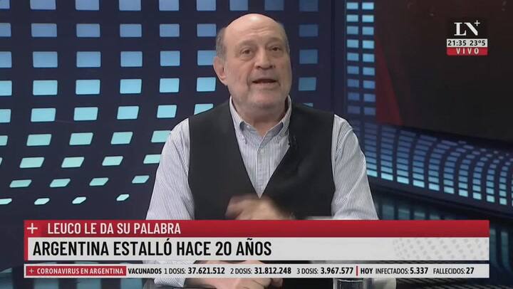 Leuco, sobre diciembre de 2001: 'Nunca estuvimos tan cerca de la anarquía'