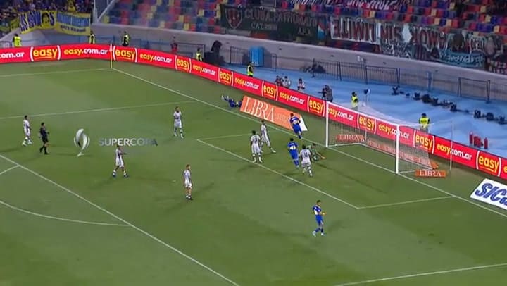 El gol de Darío Benedetto para darle a Boca la Supercopa Argentina 2022