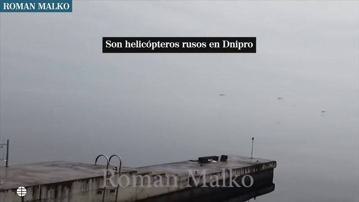 Así es como Ucrania derriba unos helicópteros rusos en Dnipro: '¡Sí, sí. Perros!'