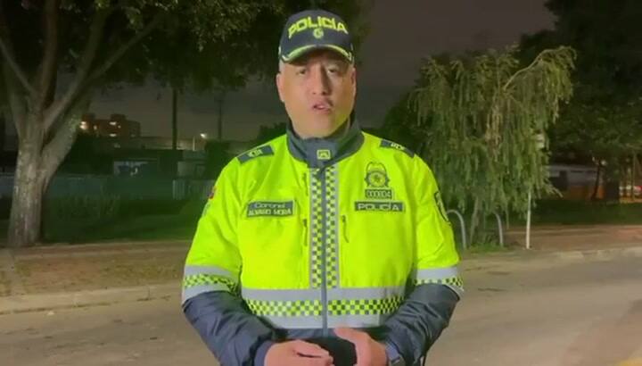 La Policía Metropolitana de Bogotá emitió un comunicado sobre los disturbios en el Movistar Arena