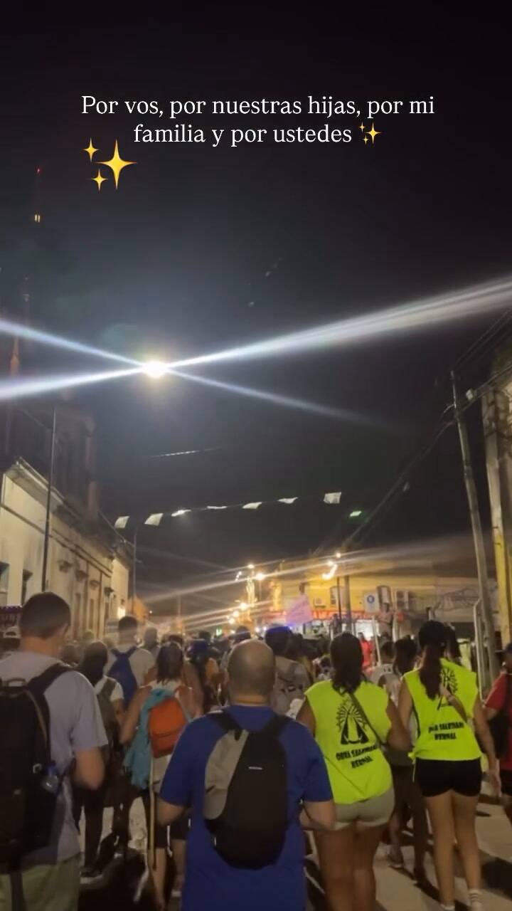 El deseo de Daniela Celis tras asistir a la peregrinación a Luján