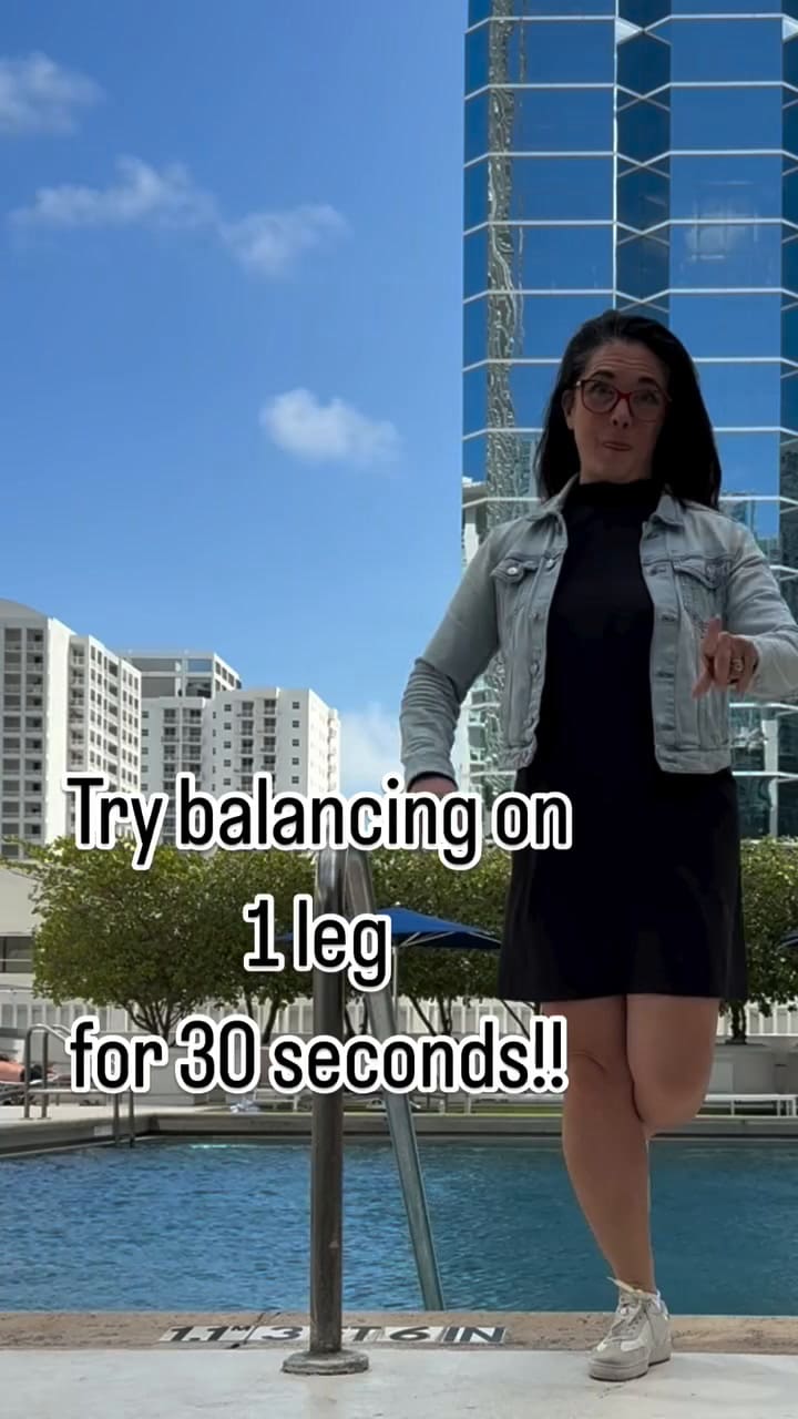 La doctora Vonda Wright recomienda distintos ejercicios de balance para mantenerse activo