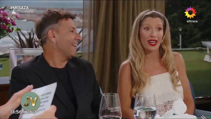 La broma sobre Luciano Castro que casi pasó inadvertida en la mesa de Juana Viale