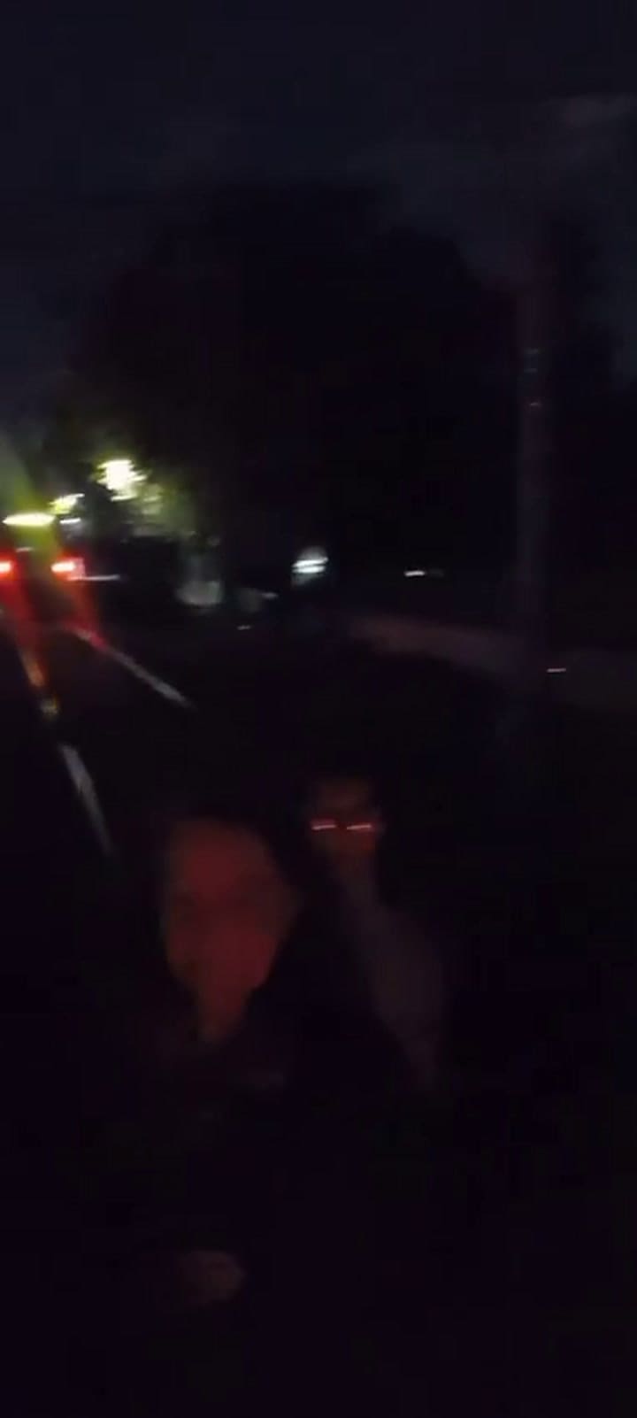 El corte sobre las vías del tren Roca