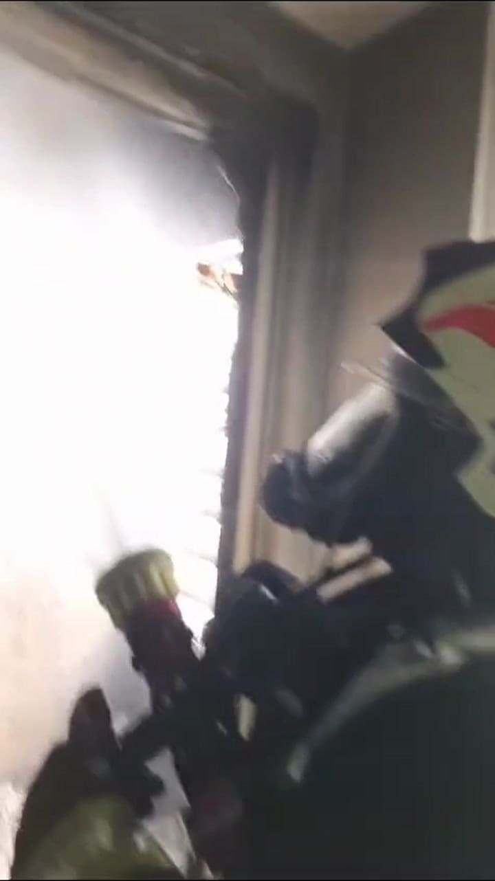 El lugar del incendio