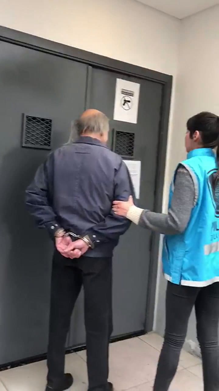 El momento de la detención