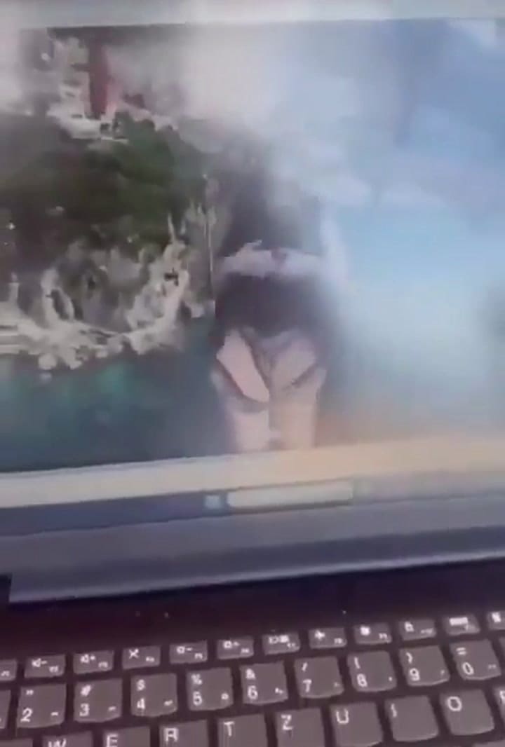 La influencer que se tiró de más de 50 metros