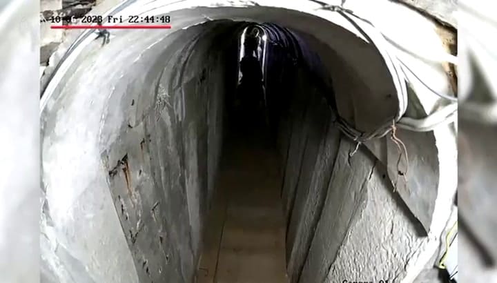 Yahya Sinwar en el túnel