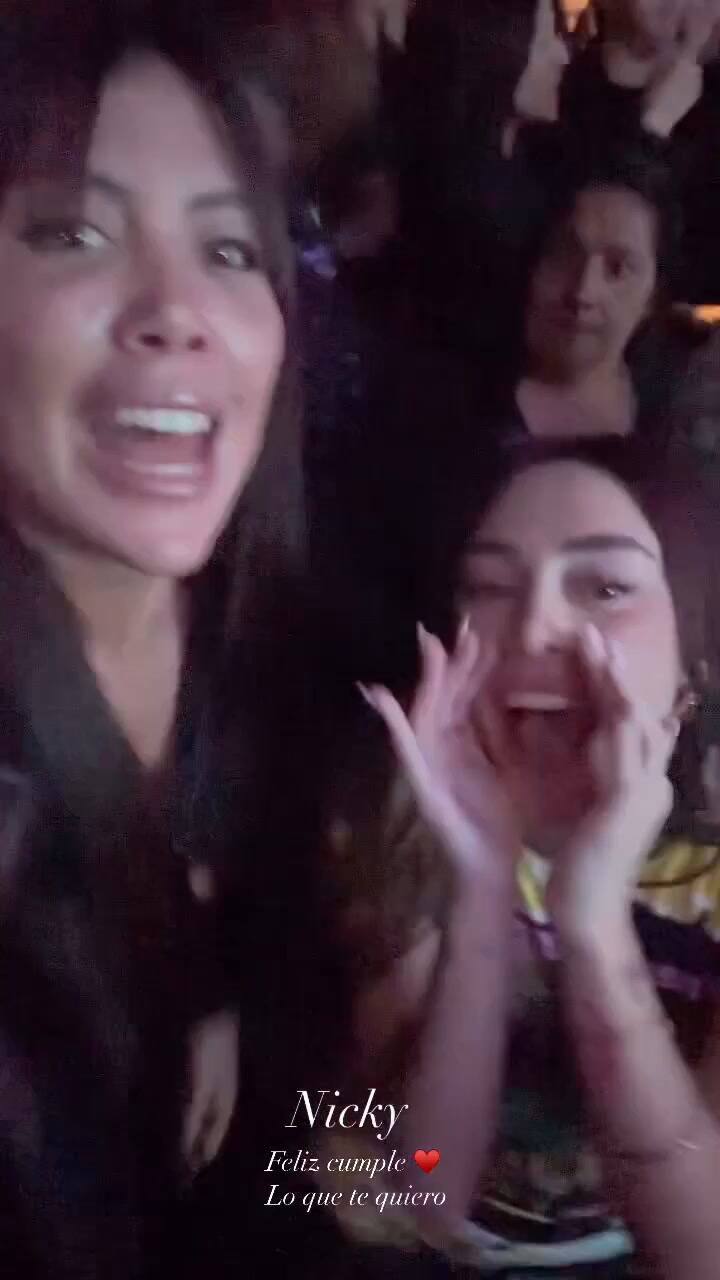Wanda Nara asistió al cumpleaños de Nicki Nicole