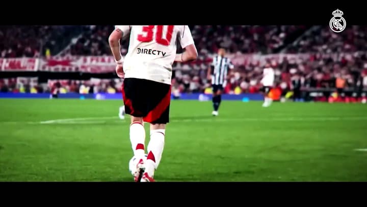 El video presentación de Real Madrid sobre Franco Mastantuono
