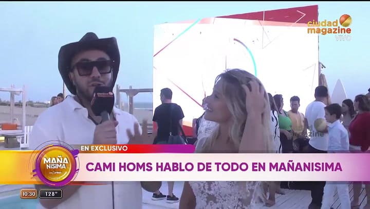 Camila Homs reveló cuál fue su reacción al enterarse del noviazgo de Rodrigo De Paul y Tini Stoessel