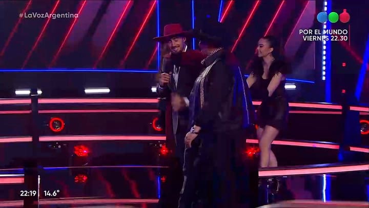 Nico Occhiato bailo una chacarera con La Sole y el Chaqueno Palavecino