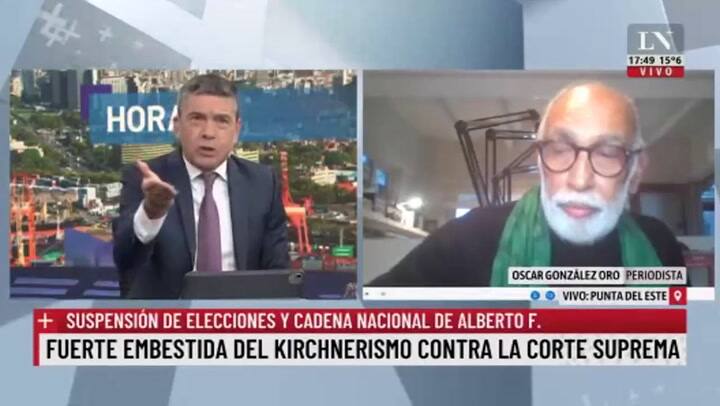 El Negro Oro habló con Pablo Rossi de los mensajes que intercambió con Alberto Fernández: