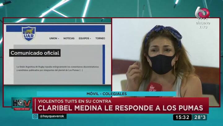 Santiago Socino le envió un mensaje de disculpas a Claribel Medina - Fuente: elnueve