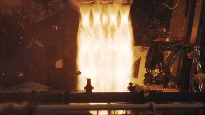 Así se estrechó el cohete alemán en Noruega