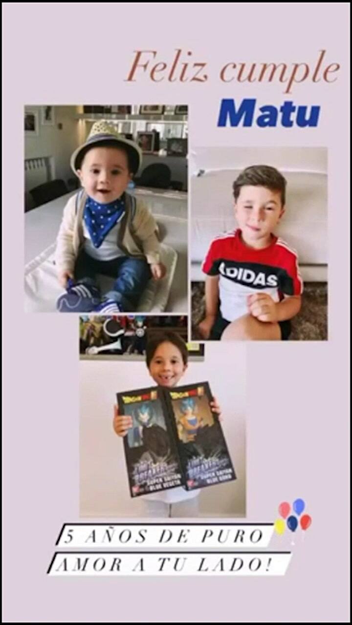 El video de Antonela Roccuzzo para Mateo Messi