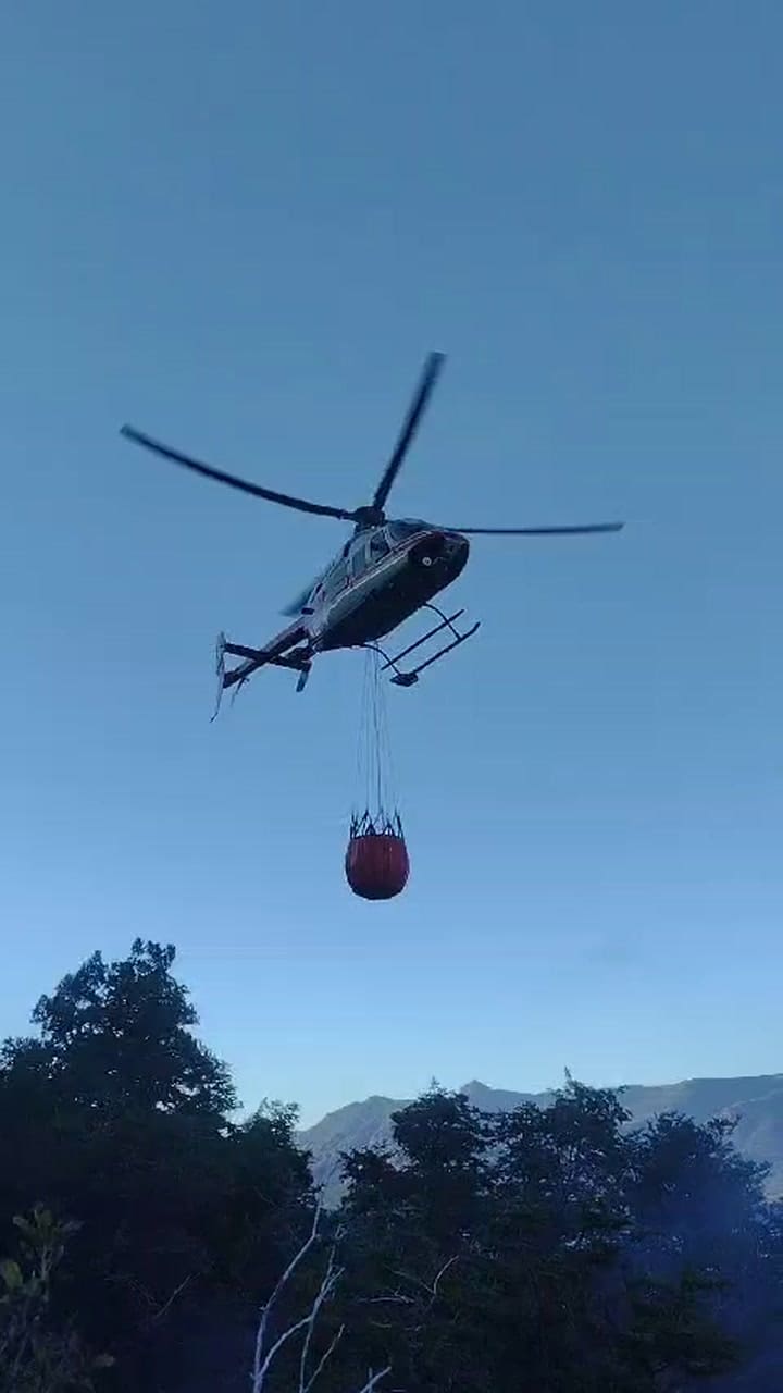 Incendio Meliquina Lanin