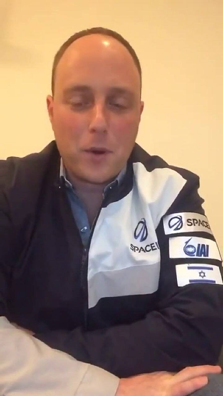 El ingeniero argentino que trabajó en el lanzamiento de la nave israelí - Fuente: Twitter