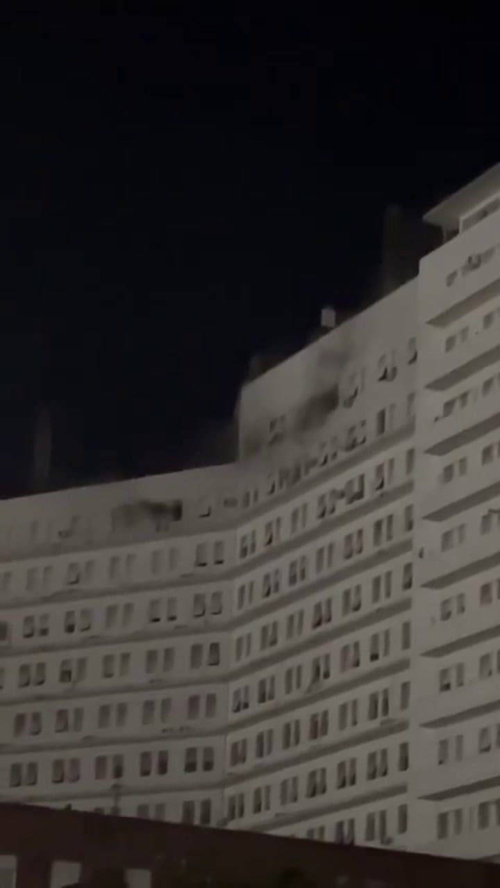 Se desplegó un operativo del cual participaron bomberos, policías y personal del SAME