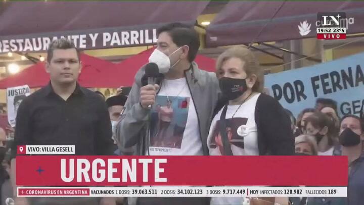 Habla la madre de Fernando Báez Sosa: 'Voy a tener un poco de calma cuando los enjuicien'