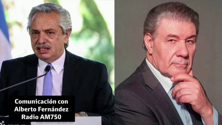 La tensa entrevista de Víctor Hugo Morales a Alberto Fernández por Venezuela - Fuente: Radio AM750