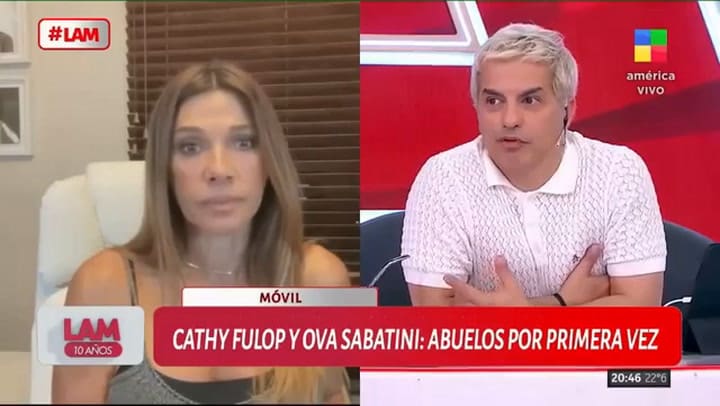 Catherine Fulop reflexionó sobre su nuevo rol de abuela