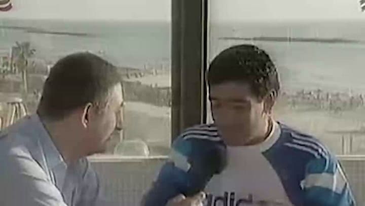 Maradona y su deseo de que ganen los Pacers