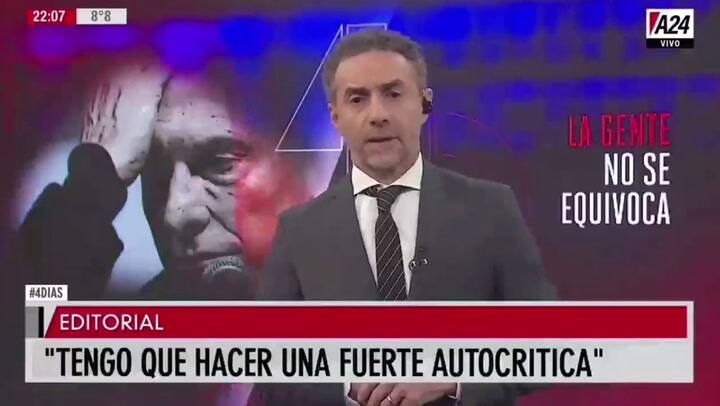 Luis Majul tambien critico al gobierno de Macri e hizo una autocritica. Fuente America 24