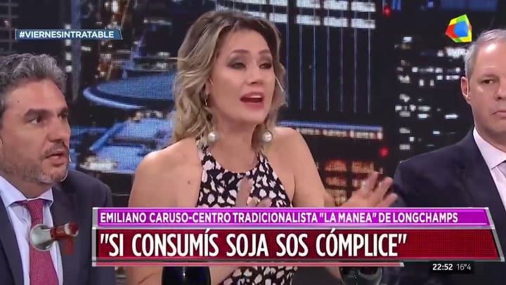 El maltrato hacia Carolina Losada en Intratables - Fuente: América TV