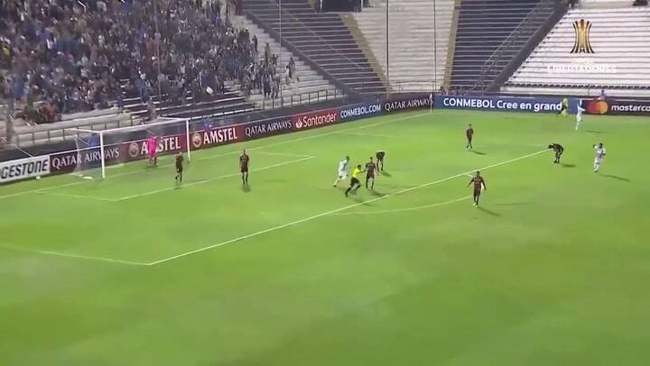 El increíble error del arquero de Palestino en el partido ante Alianza Lima - Fuente: Copa Libertado