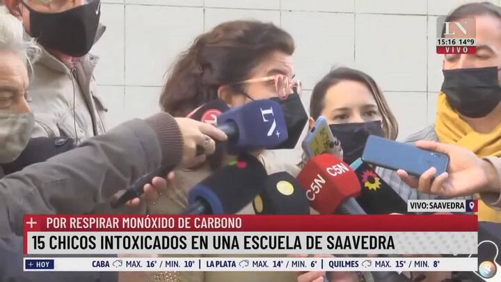 Rectora del colegio: 'No hay monóxido de carbono en las aulas'