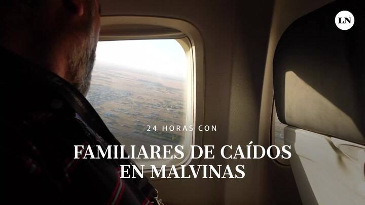 24 horas con los familiares de caídos en Malvinas