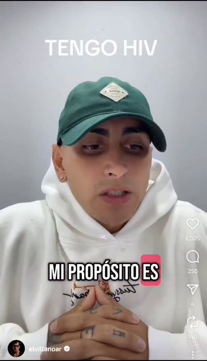 El Villano contó que tiene VIH