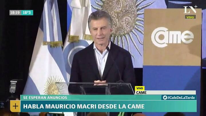 Macri encabeza el acto por el día internacional de las Pymes
