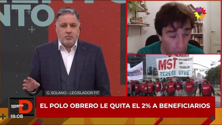 La discusión entre Fabián Doman y Gabriel Solano