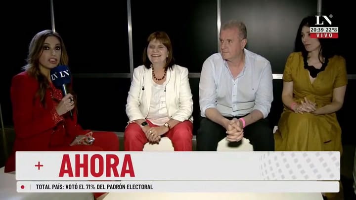 Patricia Bullrich: 'Ganamos en casi todo el país'.