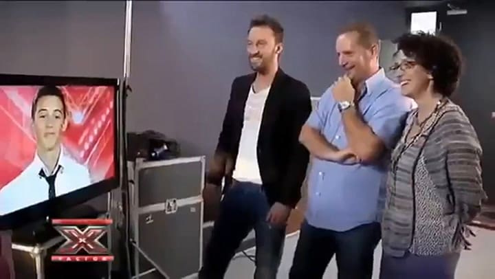 La audición de Ruggero Pasquarelli en X-Factor Italia - Fuente: YouTube