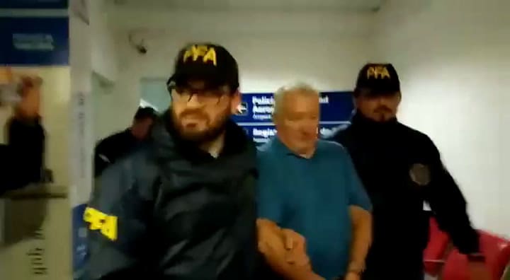 Así detuvieron a Carlos Cortez en Ezeiza