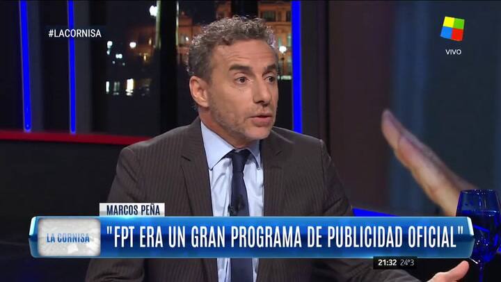 Marcos Peña sobre la pauta oficial en La Cornisa