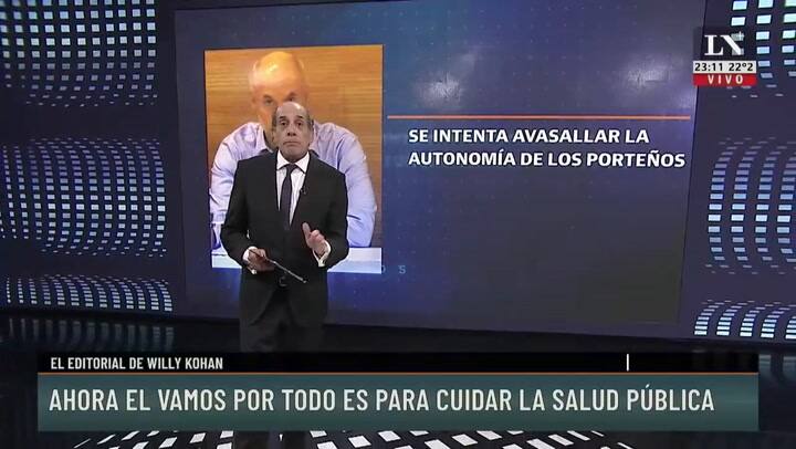 Editorial Willy Kohan - Ahora el vamos por todo es para cuidar la salud pública