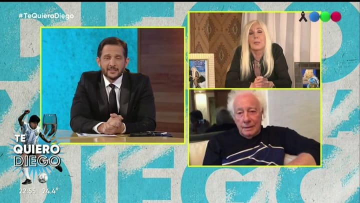 El dolor de Guillermo Coppola por la muerte de Diego Maradona. - Fuente: Telefe