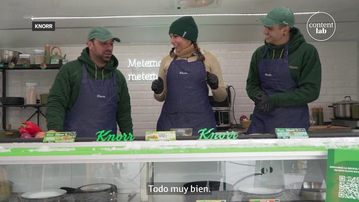 Cocinamos con Facundo Rivas y Leonel Navarrete en el Knorr Truck