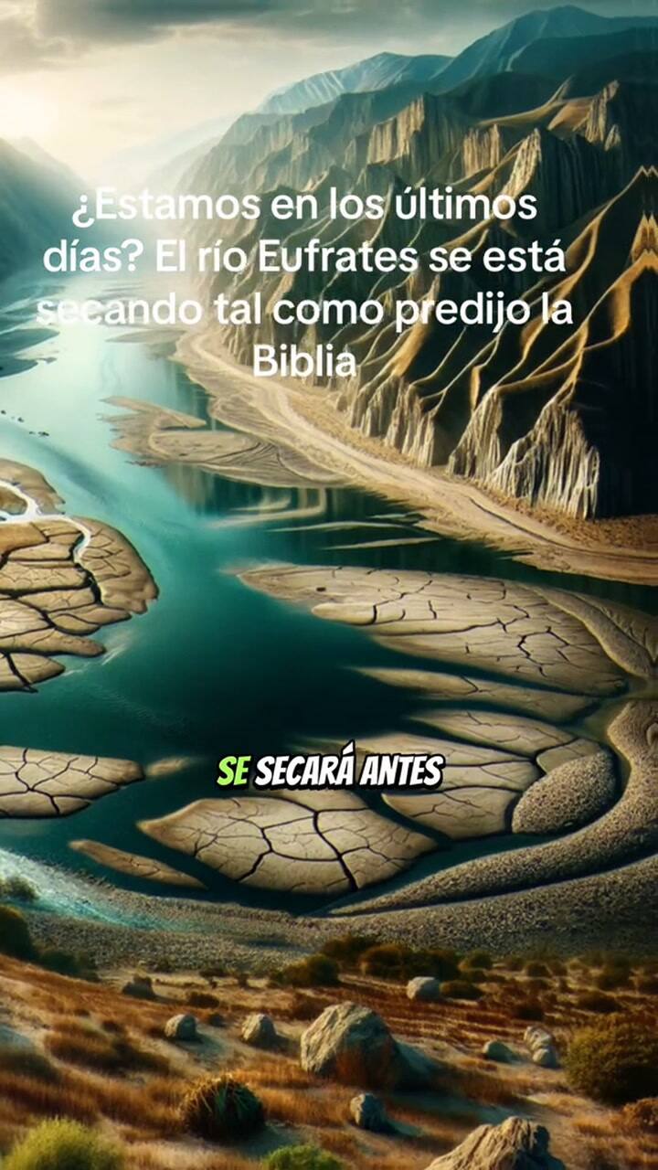 ¿Por qué se cree que se está cumpliendo la profesía sobre el río Éufrates?