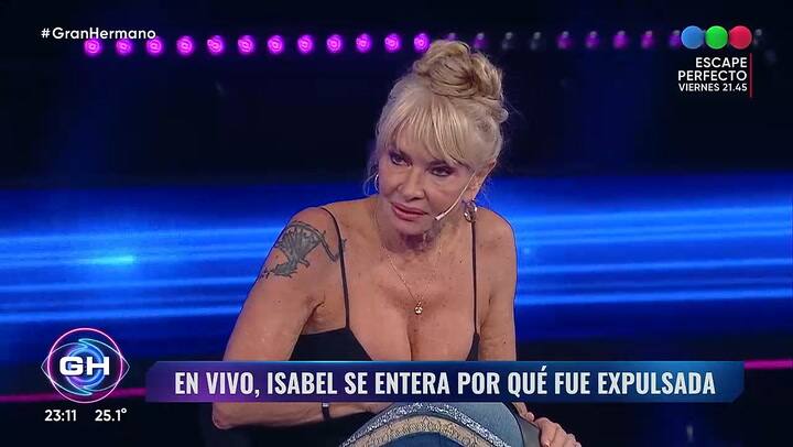 El descargo de Isabel en Gran Hermano